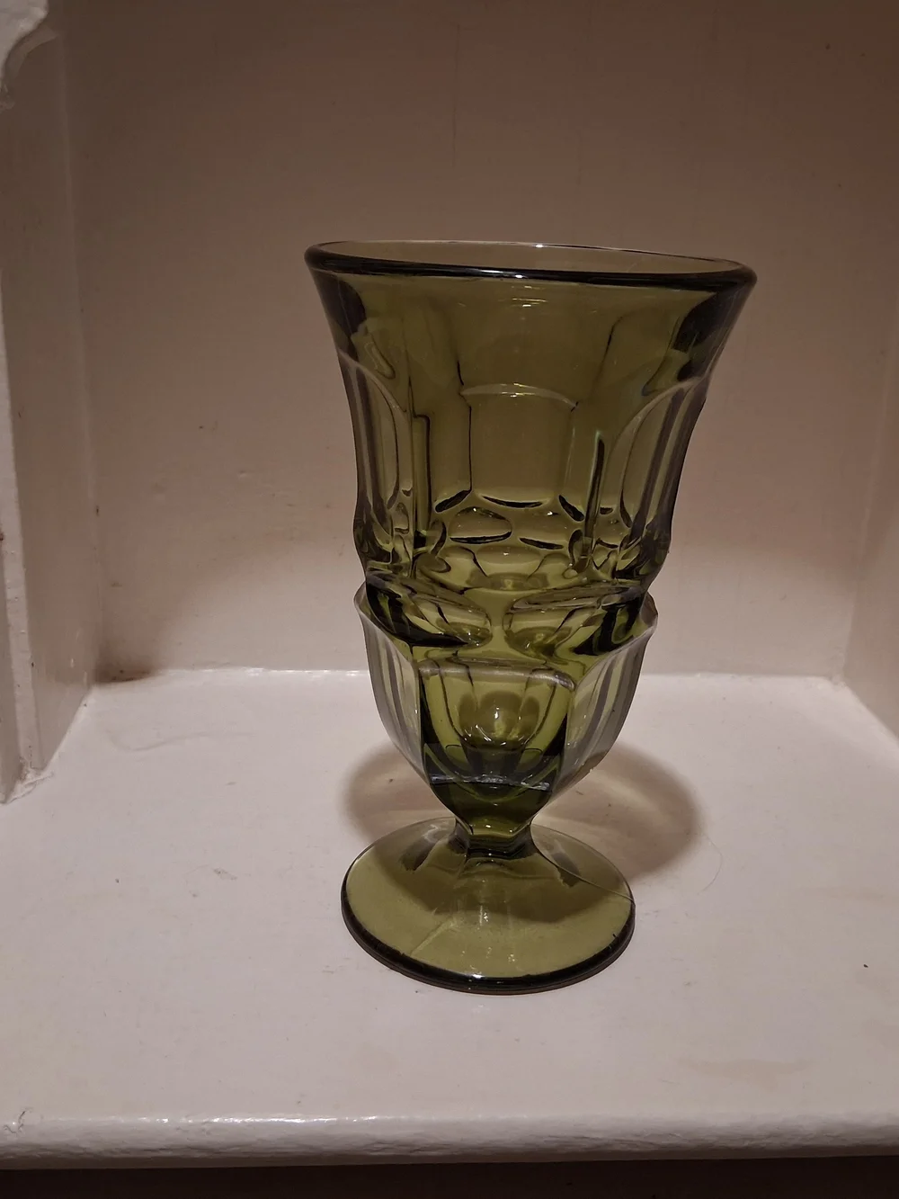 Vintage Fostoria Argus Pattern Footed Iced Tea Tumbler/Goblet